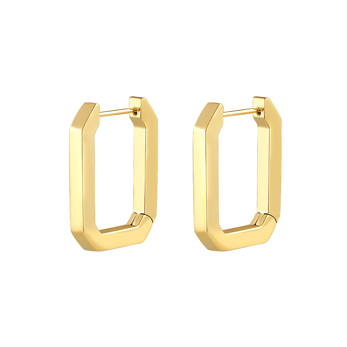 ASTM F136 Titanium PVD Gold Hypoallergenic Classic Designed Earring