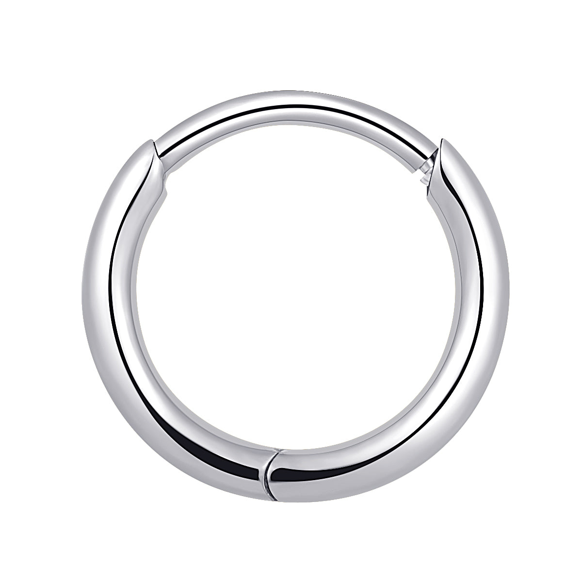 ASTM F136 Titanium Hoop Earring Clicker 1.2×8mm / 0.8mm