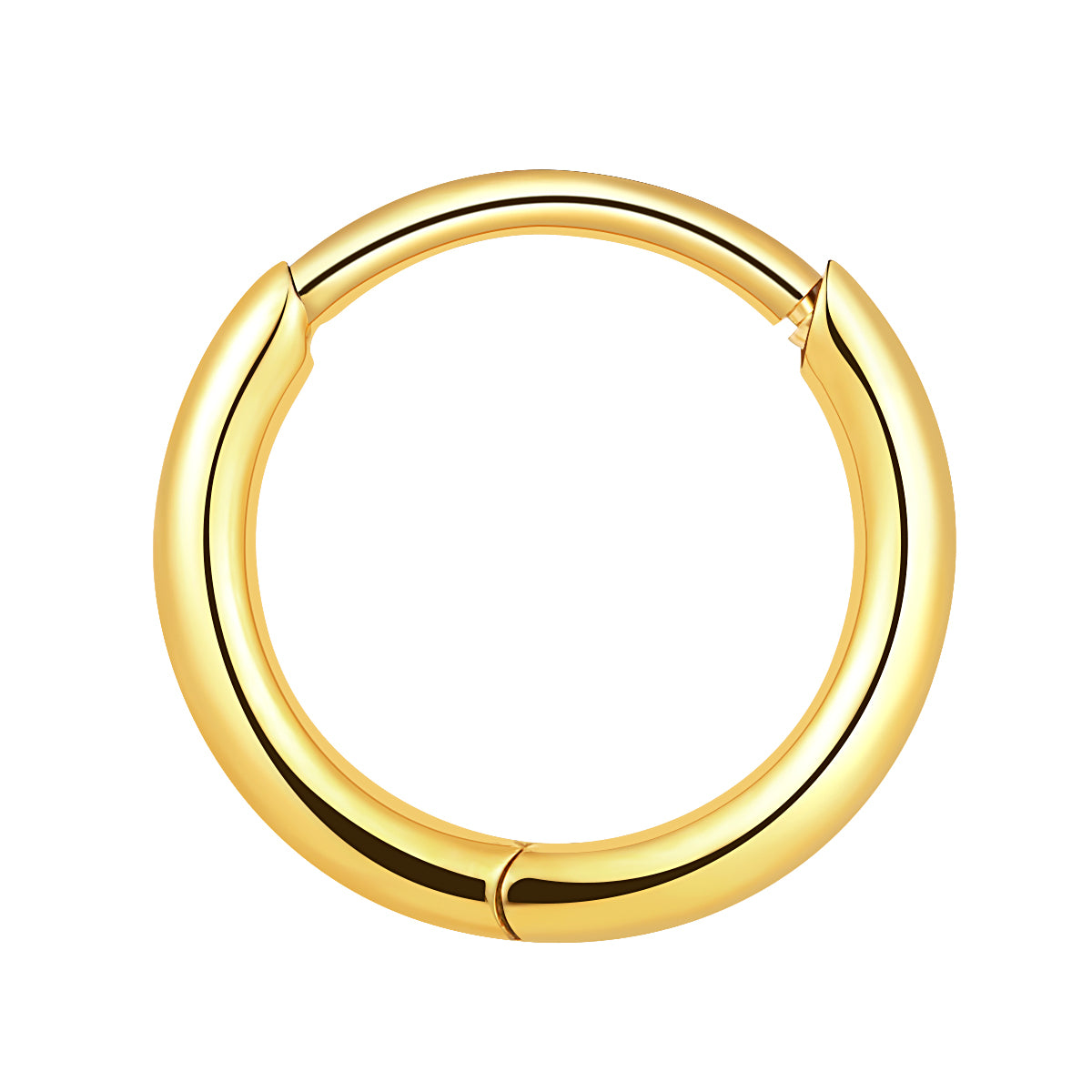 ASTM F136 Titanium Hoop Earring Clicker 1.2×8mm / 0.8mm